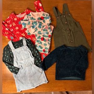 6 pc. Toddler Girls (4T) Lot of Winter Clothes